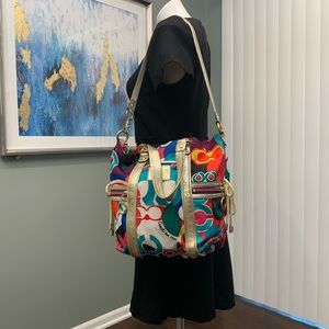 Coach Poppy 13830 Pop C Fabric Spotlight Bag